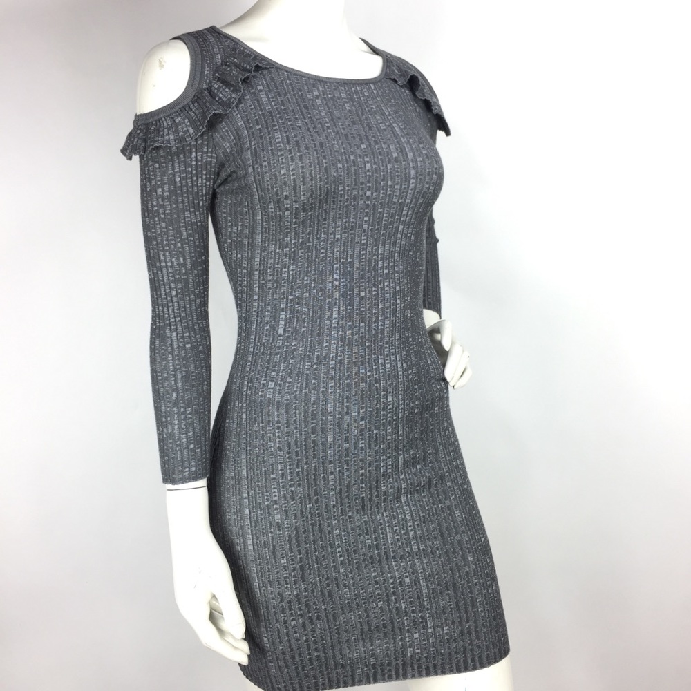 Derek Heart Cold Shoulder Bodycon Dress
